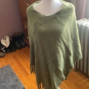 Styline poncho. One size. acrylic